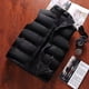 thumbnail image 3 of Chaleco para hombre, chaqueta cálida sin mangas, abrigo impermeable con cremallera, cuello levantado, informal, ropa de marca, invierno, otoño, 3 of 4
