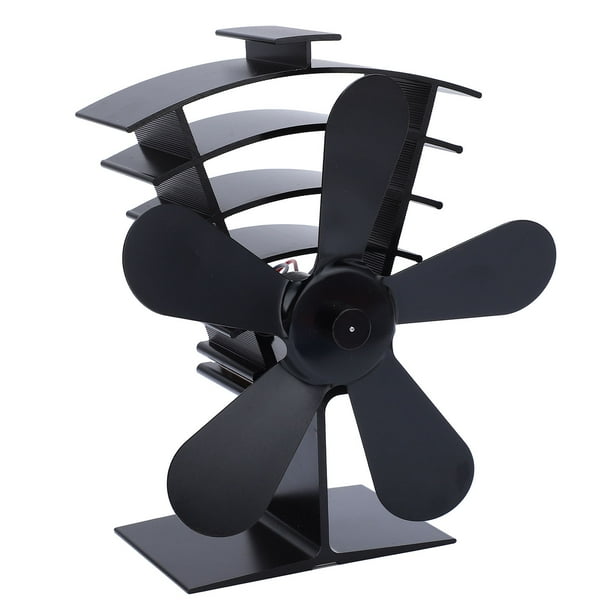 5 Blade Stove Fan, Anti Fading High Temperature Resistant Wood