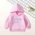 thumbnail image 2 of Ccpelsie Kids Hoodies for Boys Cute Printed Sweatshirts Casual Hooded Pullover for Little/Big Kids(Pink,3-4 Years), 2 of 7