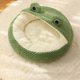 thumbnail image 1 of Pet Nest Winter Warm Dog Den Cat Villa Plush Pets Mattress Small Frog Shape Semi Enclosed Kitten Puppy House Pet Sleep Supplies ShopWise Round, 1 of 9