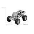 thumbnail image 2 of Fesfesfes Boy Installation Model Engineering Metal Building Set Learning Truck Building Toy DIY Puzzle Education Gift Silver, 2 of 4