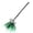 Green, variant on Red Witch Broomstick for Halloween Party, 31 Inch Plastic Broom Prop with Bow Decor, Party Supplies for Dance Parties, Stage Performances, Photo Booth Use, Halloween Gift (1 Pack)