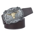 thumbnail image 1 of Cinturones para hombres Retro Multifuncional Clásico Fancy Diseño elegante rústico Durable Ajustable Casual Jean Cinturón Casual Jean Belt Jeans Tipo 3 Inevent AP004549-03, 1 of 7