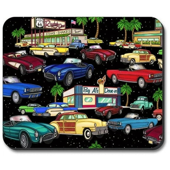 Art Plates Mouse Pad - Cruisin'