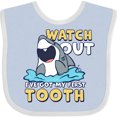 thumbnail image 3 of Inktastic Watch out I've Got My First Tooth Boys or Girls Baby Bib, 3 of 4