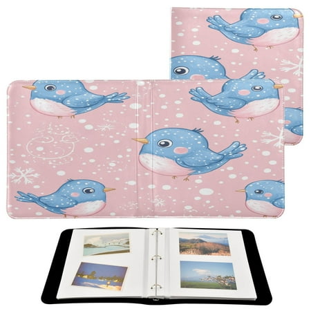 YAZAOO Photo Album Book Scrapbooking Whimsical Winter Blues Printed Picture Album