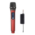 thumbnail image 3 of Micrófono inalámbrico Disfrute Profesional 2 Canales Portátil Color rojo, 3 of 9