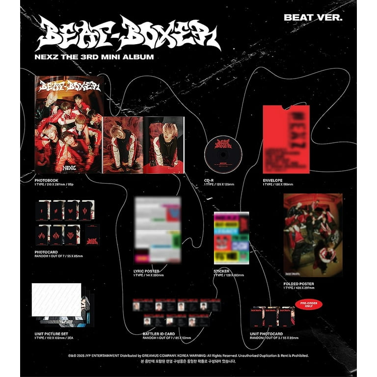 NEXZ - [BEAT-BOXER] 3rd Mini Album BEAT Version - Walmart.com