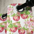 thumbnail image 3 of Ambesonne Summer Grommet Curtain, Nature Apple Tree Flower, 50" x 96", Red White Green, 3 of 6