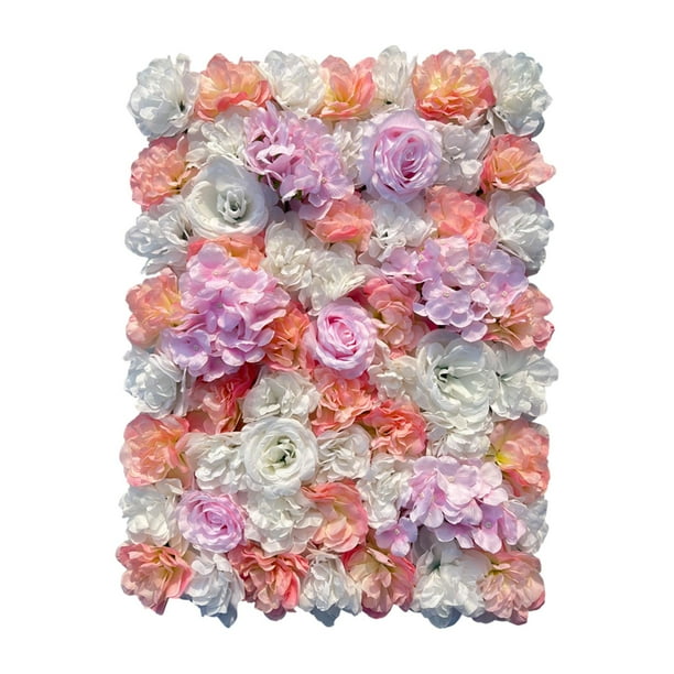 Fondo de decoración de de pared de el jardín de bienvenida al bebé rosa champán Zulema Panel de pared