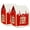 Red-2PCS, variant on Yucurem 10 Pack Christmas Wonderland Cottage Gift Boxes, 7.87 x 7 x 9 Inches House Shaped Christmas Boxes with Handle, Paper Treat Boxes for Holiday Party Favors