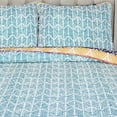 thumbnail image 3 of Lush Decor Bohemian 3-Pieces Yellow Gray Stripe Quilt Bedding Sets, Queen, 3 of 11