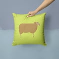 thumbnail image 2 of Carolines Treasures BB7803PW1414 East Friesian Sheep Green Fabric Decorative Pillow, 14 x 14 in., 2 of 4