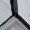 thumbnail image 6 of Vinnova Sondrio 48" W x 76" H Rectangle Pivot Glass Shower Enclosure in Matte Black, 6 of 20