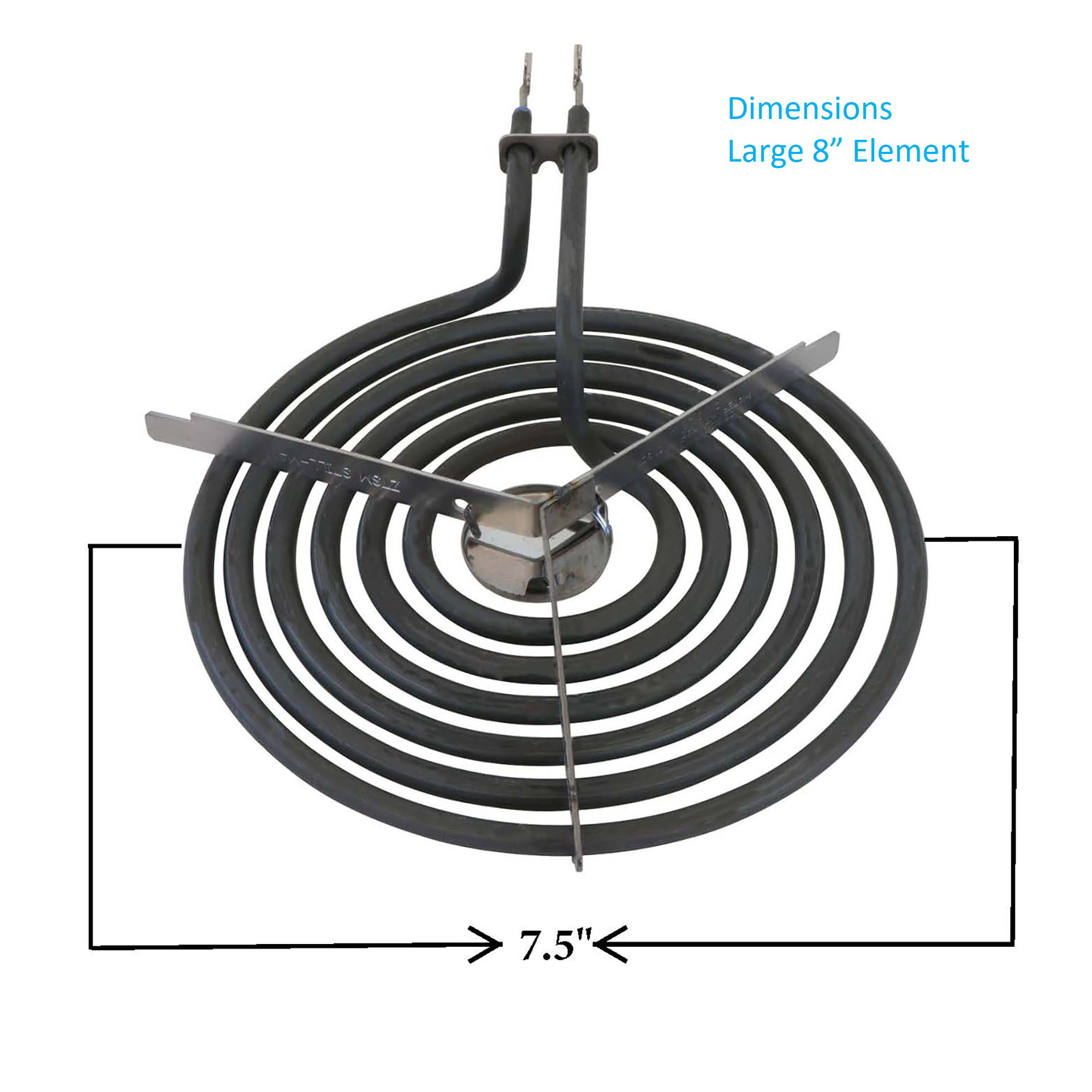 Compatible with GE Hotpoint Range Stove WB31M20 WB31M19 Porcelain Drip Pans and WB30M1 WB30M2 Surface Elements by SupHomie 