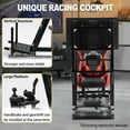 thumbnail image 5 of Marada Racing Simulator Cockpit for Logitech G29 G920 G923 T80 T150 T248X TX T300RS, Black, 5 of 19