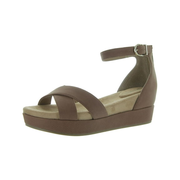 Giani Bernini Womens Evieen Nubuck Buckle Platform Sandals