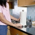 thumbnail image 5 of Dear Household Stainless Steel Paper Towel Holder Stand Designed for Easy One- Handed Operation - This Sturdy Weighted Paper Towel Holder Countertop Model Has Suction Cups and Holds Paper Towel Rolls, 5 of 11