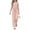Pink, variant on PureChapter Girls Romper Girls Jumpsuit Solid Color Ruffle Strap Smocked Jumpsuit with Belt & Pockets 5-12Y