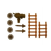 Imaginext Fisher Price Samurai Castle - Replacement Ladder, Projectile and Cannon V8704
