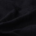 thumbnail image 7 of Mens Work Pants Fashion Drawstring Elastic Waist Solid Color Casual Retro Nationality Length Dropped Pants Pantalones Para Hombre Black XL, 7 of 7