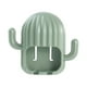 thumbnail image 5 of Billuyoard Soporte para cepillos de Baño de pared Universal Organizador de cepillos de de doble ranura Escurridor Soporte sin perforaciones Verde claro 2Conjunto, 5 of 6