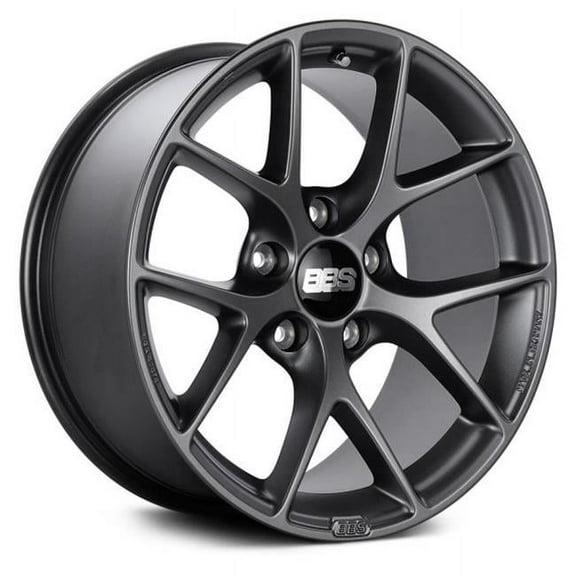 BBS  18 x 8 in. 50 Offset 5x130 Bolt Pattern 71.6 mm Hub Wheel, Himalaya Satin Gray