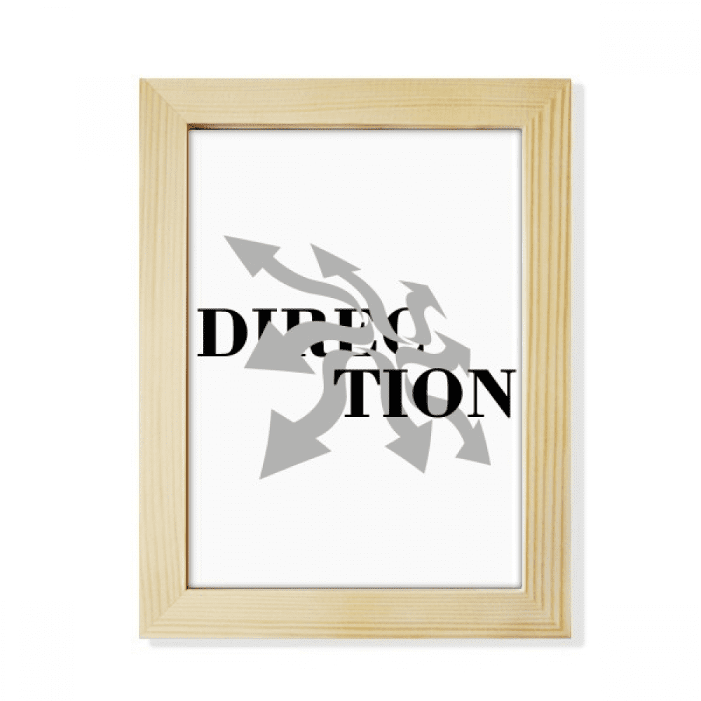 Positioning Direction Indication Path Desktop Adorn Photo Frame Display