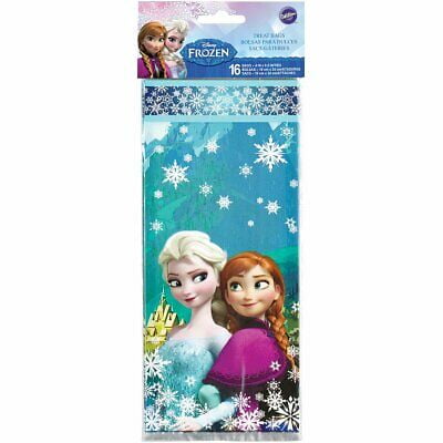 Candy Treat Bag Jack O-lantern - Frozen Anna, Elsa and Olaf Treat and Candy Bags - 16 Count - 1912-4500 - National Cake Supply