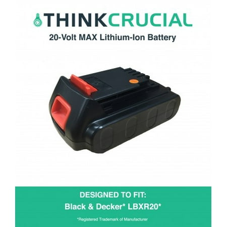 Black & Decker LBXR20 20-Volt MAX Extended Run Time Lithium-Ion Cordless Tool Battery