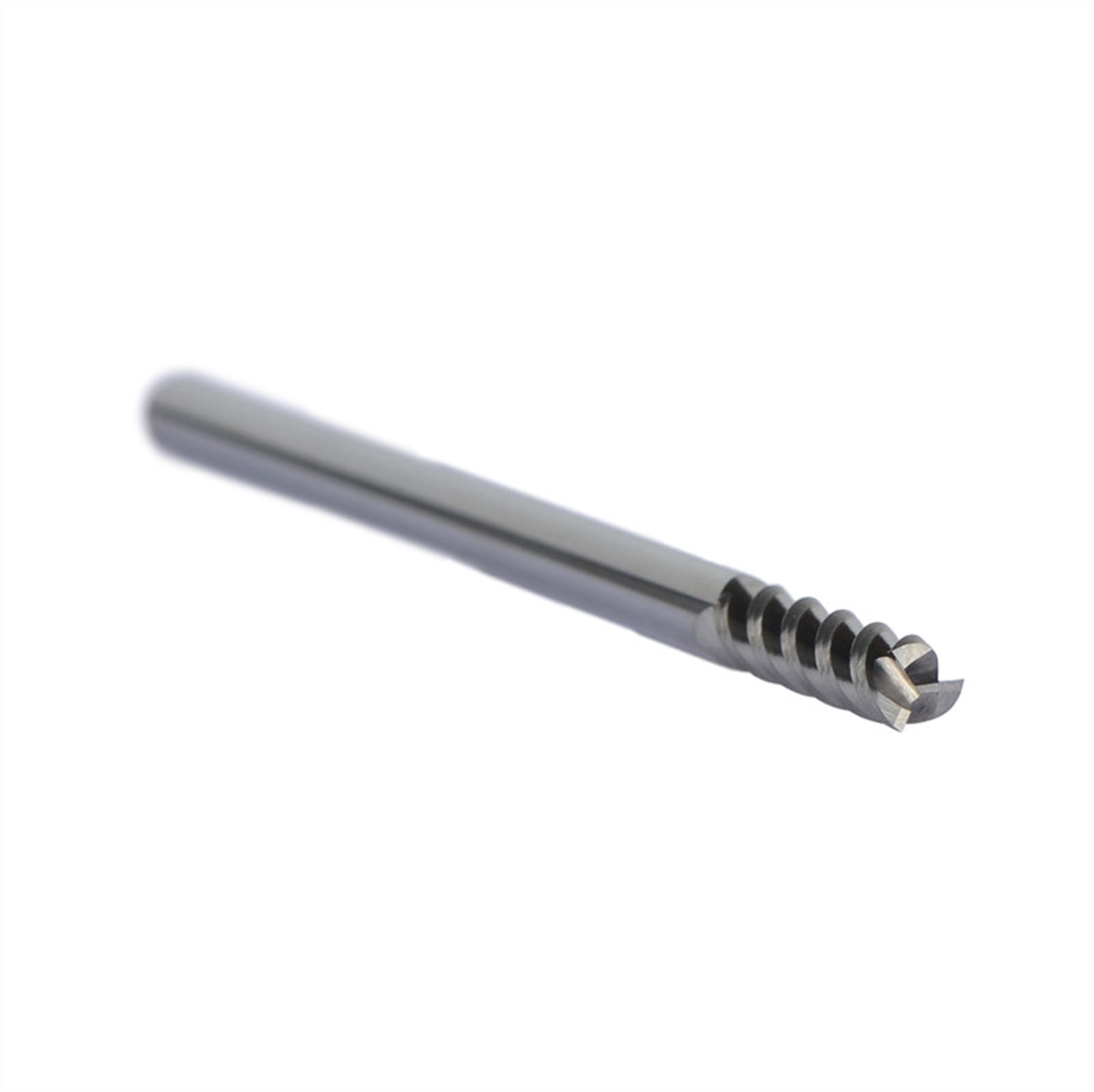 2pcs D4-4-100 Tungsten Steel End Mills 3 Flute Long Cutting Edge and Flattened Head Milling Cutters Machining for Aluminum
