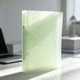 thumbnail image 3 of 1 Inch Binders 2 Ring, Soft 2 Ring Binder, Cute 1" Binder, Plastic Ring Binder, Flexible Binder, One Inch Binder, Thin Binder, Office Supplies, Classroom Must Haves, 9.5" X 5.5" , Green 1pc, 3 of 6