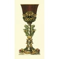 thumbnail image 2 of Giardino, Giovanni 11x18 Black Ornate Wood Framed with Double Matting Museum Art Print Titled - Elongated Goblet I, 2 of 4
