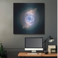 thumbnail image 5 of Luxe Metal Art 'Cat's Eye Nebula' by NASA's Hubble Space Telescope Metal Wall Art, 36" x 36", 5 of 9