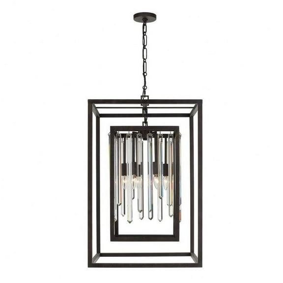 Six Light Chandelier in Classic Style 21 inches Wide By 33.25 inches High Bailey Street Home 49-Bel-2016289