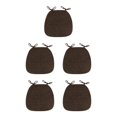 thumbnail image 1 of Guardoinrt Chair Cushion Pads Made With Polyester And Flax For Easy Cleaning And Durability Easy To Clean Chair Cushions Chair Pads coffee color 5Set, 1 of 6
