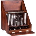 thumbnail image 3 of Fashion Madison Cherry Finish Fully-Equipped Tabletop Bar With Accessories (14 X 10.5) Made In China gm15640, 3 of 5