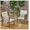 Grey Cream Wood Waterproof Fabric, variant on CASA CLUB CHAIR MP2(set of 2)