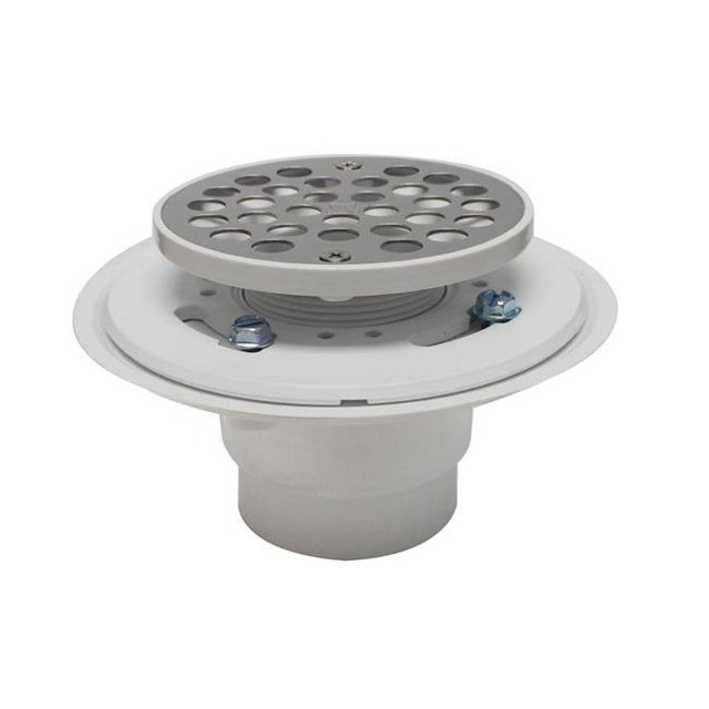 Keeney SD4PVCADJ Shower Drain for 2 in. Sch 40. ABS Pipe