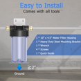 thumbnail image 4 of Carcasa de filtro de agua para toda la casa MewMore WHT10 con 1 puerto NPT, 4 of 7