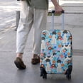 thumbnail image 3 of German Shorthaired Pointer Dog and Flower Luggage Cover Fashion Suitcase Cover Baggage Covers Fit 25-28 Inch Luggage (Go Travel), 3 of 5