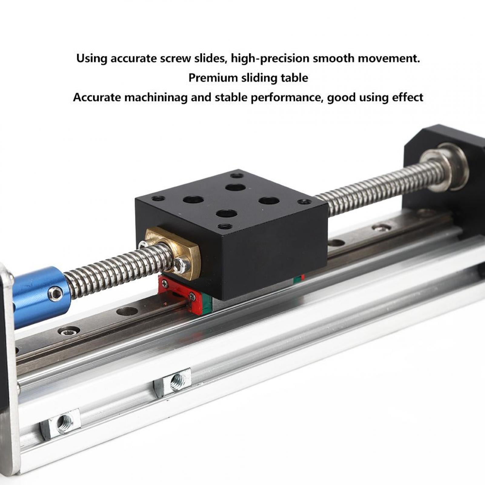 BACHIN Linear Motion Sliding Table CNC Rail Guide Slide Stage 3.8mN.m 100-300mm 
