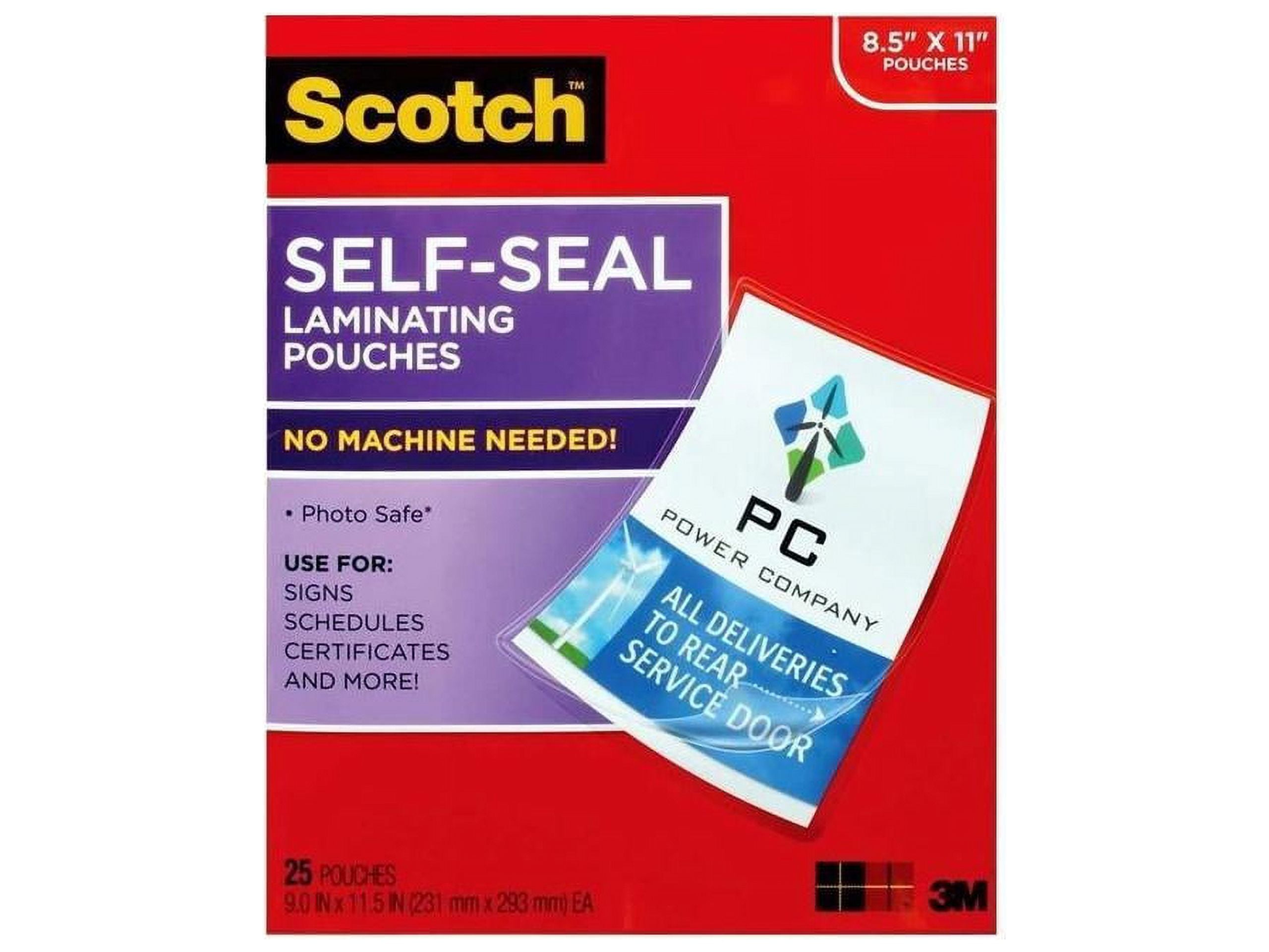 XFasten Self-Adhesive Laminating Sheets, 9 x 12 Inches (50-Pack), 4.76  Thickness (50-Pack) 9-Inches x 12-Inches