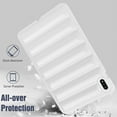 thumbnail image 3 of Allytechgroup Protective Case for Samsung Galaxy Tab A9+ 11 Inch , Shockproof Puffy Bumper Cover with Soft Flexible Back, Lightweight Stand Case for Women & Kids, Clear, 3 of 7
