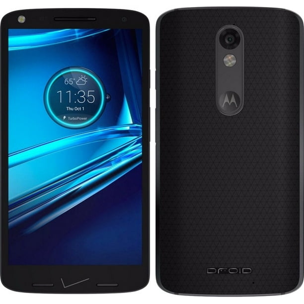 Motorola Xt1585 Droid Turbo 2 Black Verizon Gsm 32gb Unlock 4g Lte Volte Phone Page Plus Manufacturer Refurbished Walmart Com