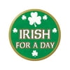 Irish For A Day Lazer Etched Jumbo Button Costume Accessory