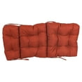 thumbnail image 2 of 22-inch by 45-inch Spun Polyester Solid Outdoor Tufted Chair Cushion, 2 of 2