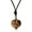 Tiger's Eye, variant on COAI Tiger Black Obsidian Stone Necklace for Men