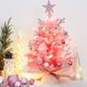 thumbnail image 5 of Árbol de Navidad SY CRAFT mini rosa con luces y adornos de 20 cm, 5 of 7