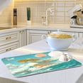 thumbnail image 6 of WOBOGO White Duck Kitchen Drying Mat Heat Resistant Drainage with Non-Slip Rubber Backing Hides Stains Super Absorbent Easy to Clean 16×18in, 6 of 8